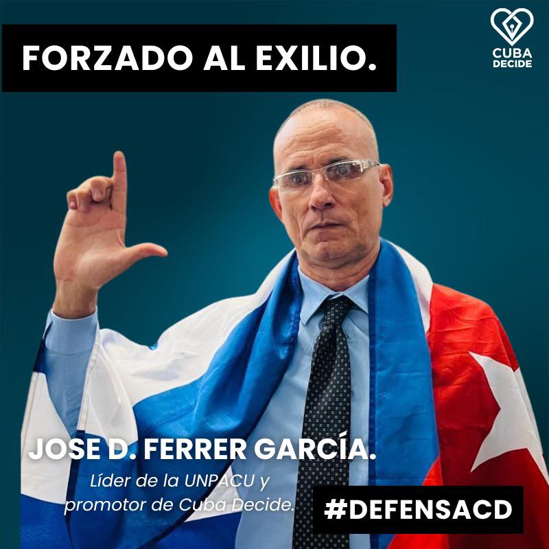 José Daniel Ferrer forzado al exilio